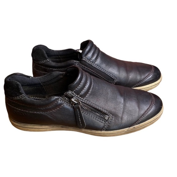 Ecco Alona slip on leather faded aged sneaker size EU 37 - Picture 1 of 13